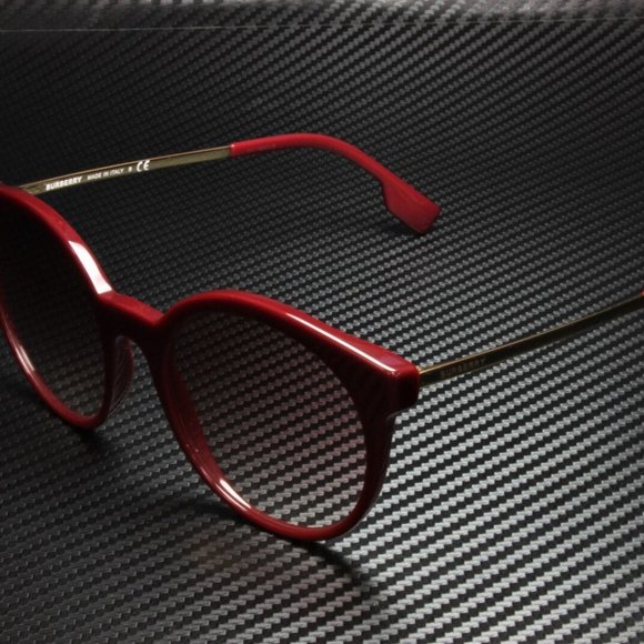 Burberry Women's Red Clear Sunglasses - Picture 1 of 5